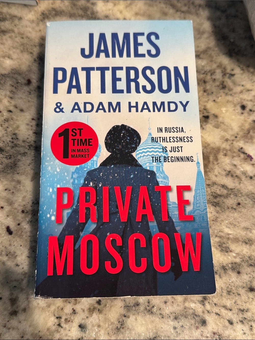 Private Moscow by James Patterson & Adam Hamdy - Blue & Red Paperback